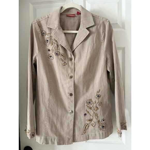 Nordstrom Jackets & Blazers - Embroidered blazer By Nordstrom Women’s Tab Private Label Sz Large